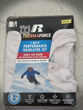 Therma Force performance baseline set  Boys size 8